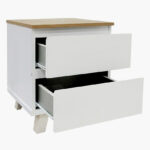 Kulltorp Plus 2-Drawer Nightstand with Legs