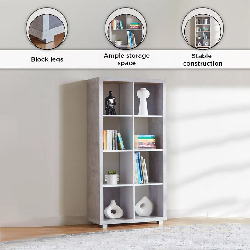 Alford Patara 8-Cube Divider Bookcase - Image 6