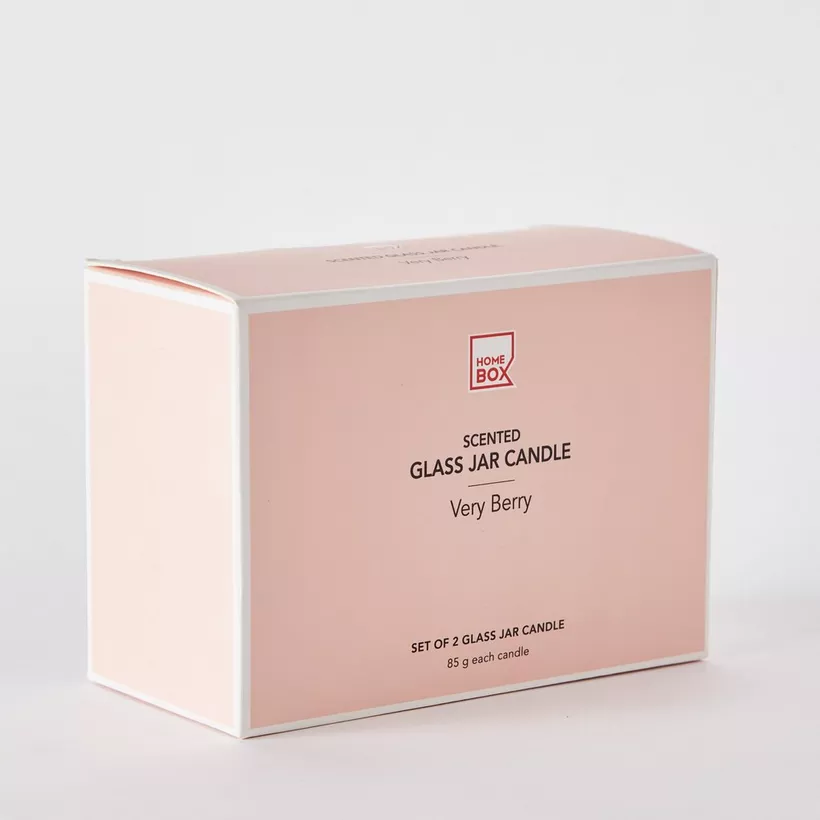 Audrey Yankee 2-Piece Very Berry Jar Candle Set - 85 g - Image 2