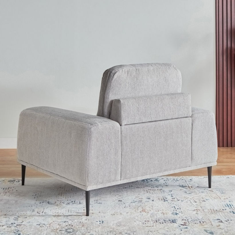 Baron 1-Seater Fabric Sofa - Image 4