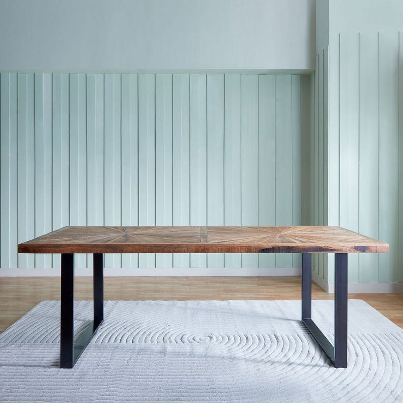 Cavon Florya 8-Seater Solid Wood Dining Table - Image 3