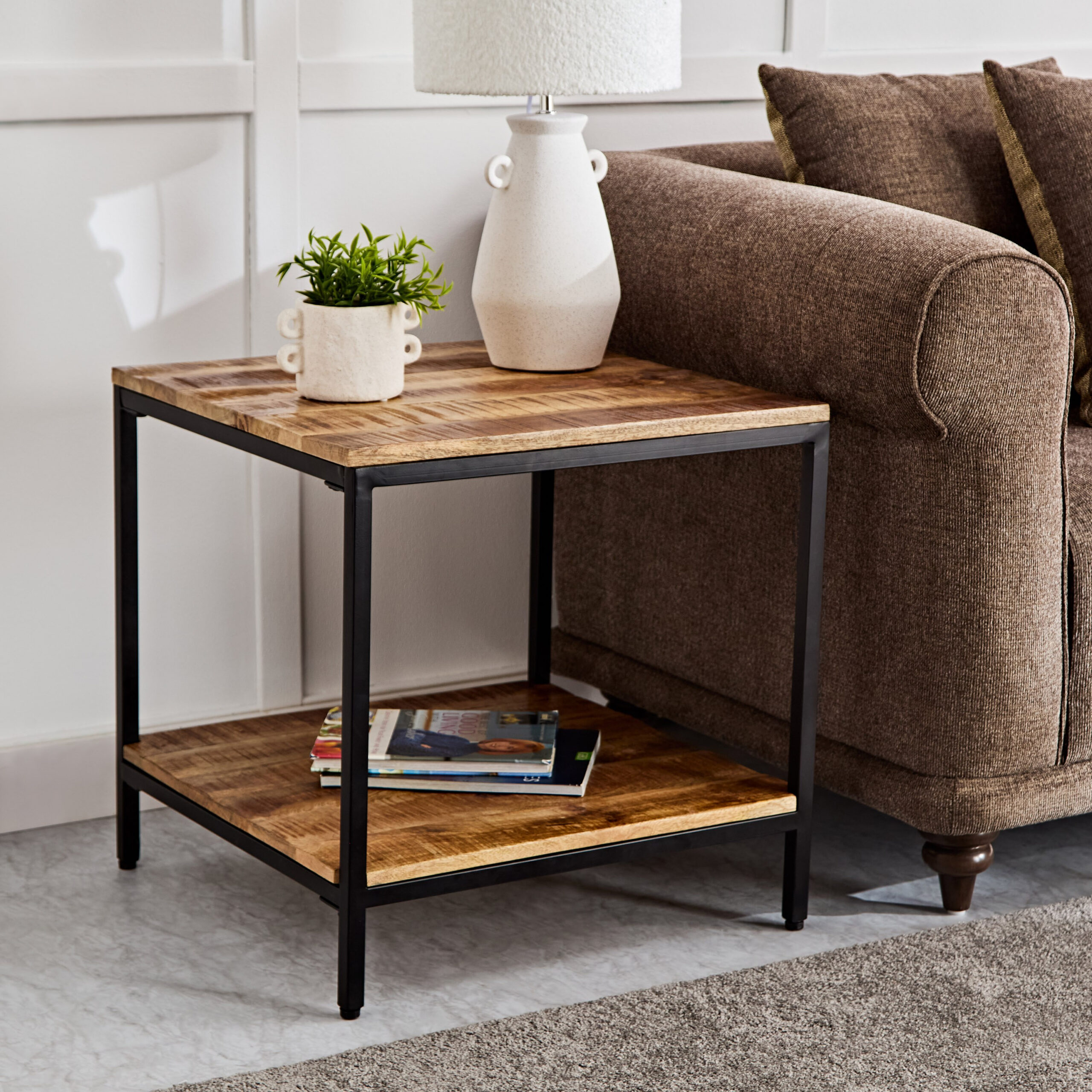 Vendra Rodi Solid Wood End Table