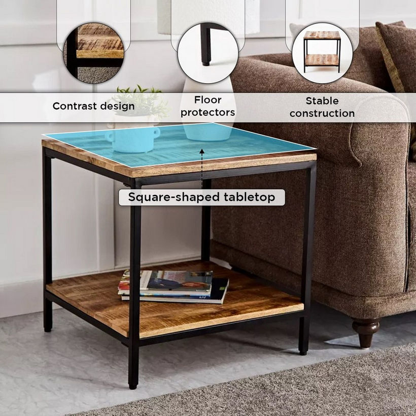 Vendra Rodi Solid Wood End Table - Image 7