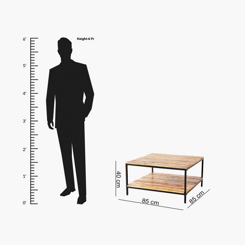 Vendra Rodi Solid Wood Coffee Table - Image 7