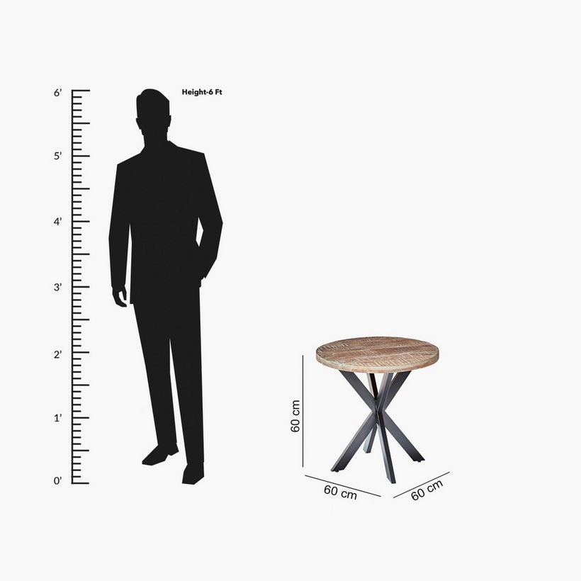 Cavon Lika Solid Wood End Table - Image 7