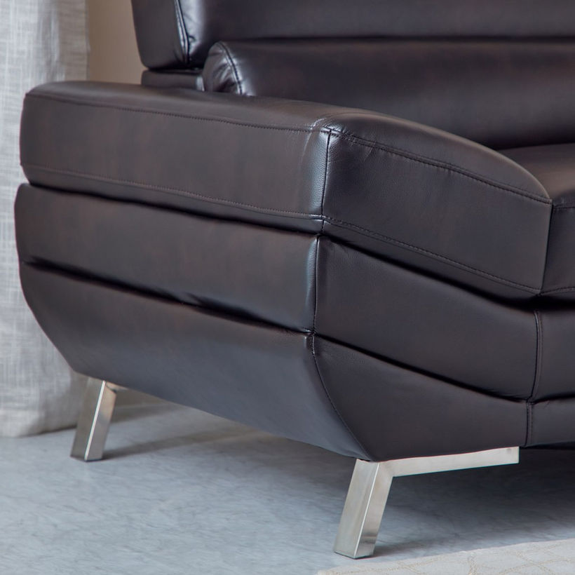 Salerno 2-Seater Faux Leather Sofa - Image 5