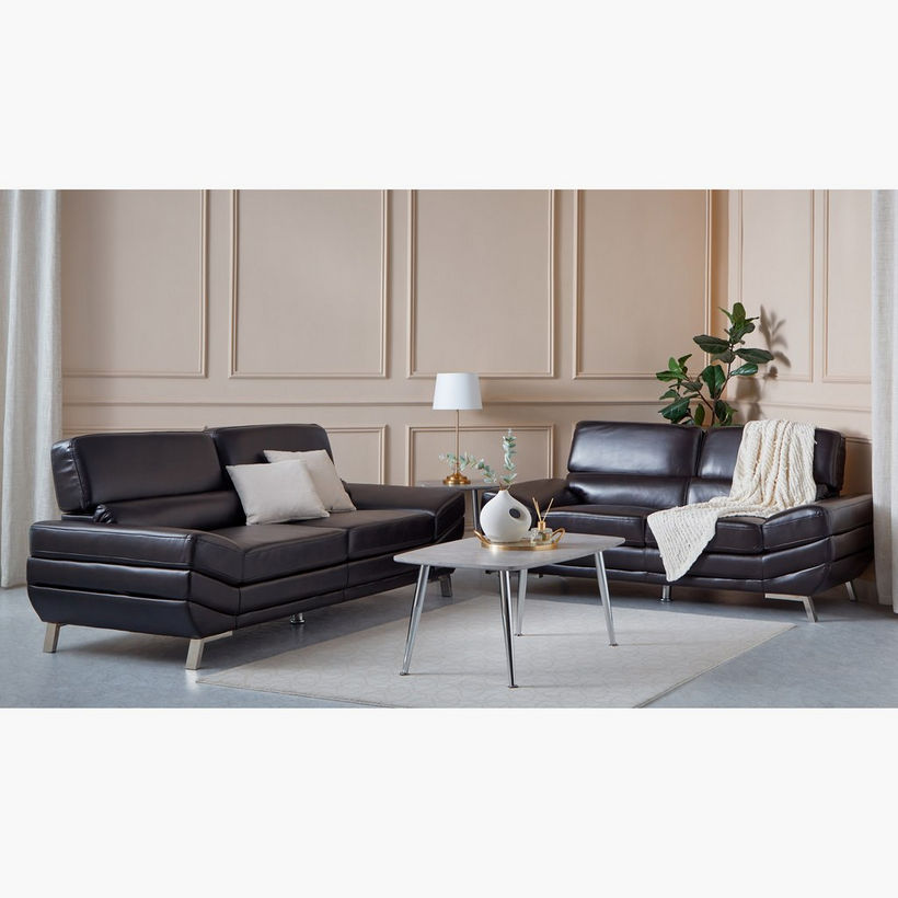 Salerno 2-Seater Faux Leather Sofa - Image 8