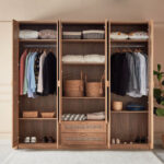Java 6-Door Wardrobe with 2 Mirrors
