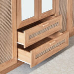 Java 6-Door Wardrobe with 2 Mirrors