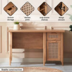 Java 1-Drawer Study Desk with Door