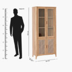 Java 4-Door Bookcase