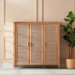 Java 26-Pair Shoe Cabinet with 3 Doors