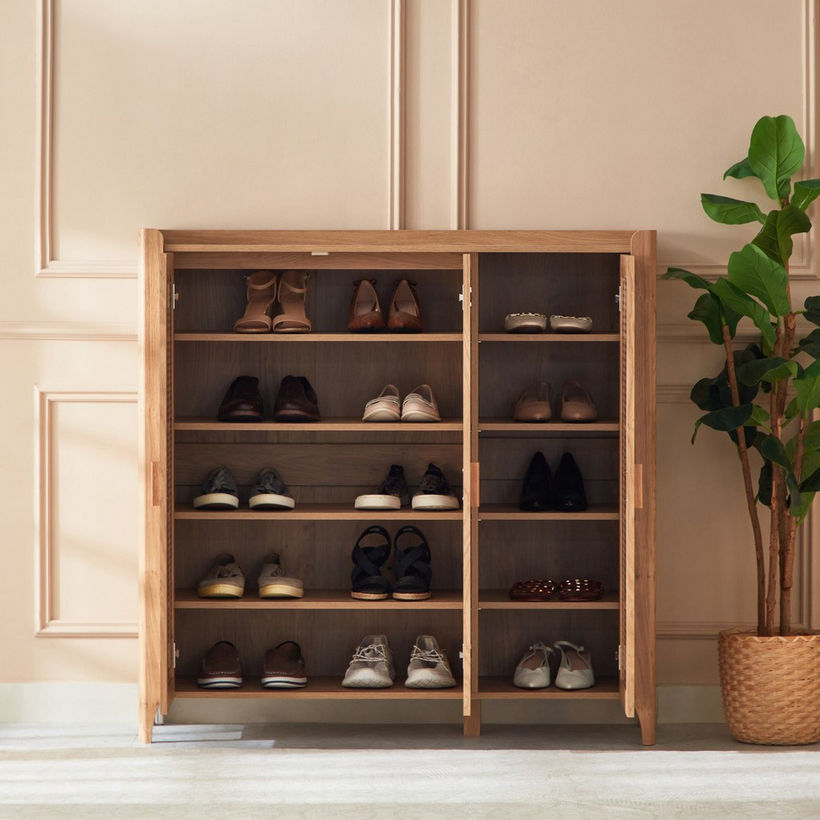 Java 26-Pair Shoe Cabinet with 3 Doors - Image 4