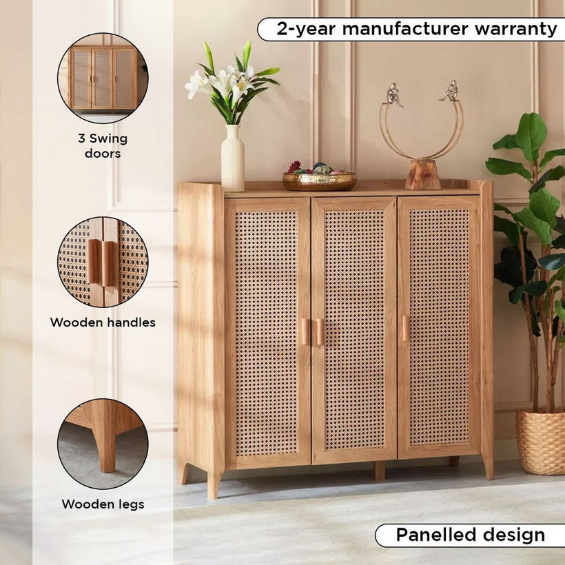 Java 26-Pair Shoe Cabinet with 3 Doors - Image 5