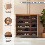 Java 26-Pair Shoe Cabinet with 3 Doors