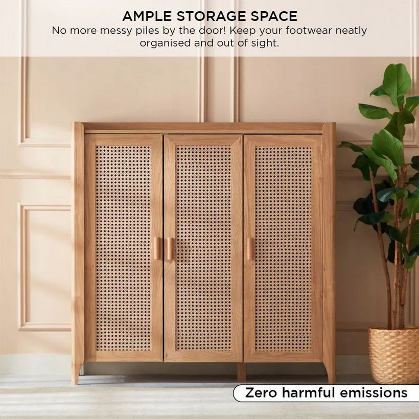 Java 26-Pair Shoe Cabinet with 3 Doors - Image 8