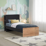 Jordan Single Smart Bed with Headboard Storage - 90x200 cm