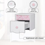 Elsa 1-Drawer Nightstand