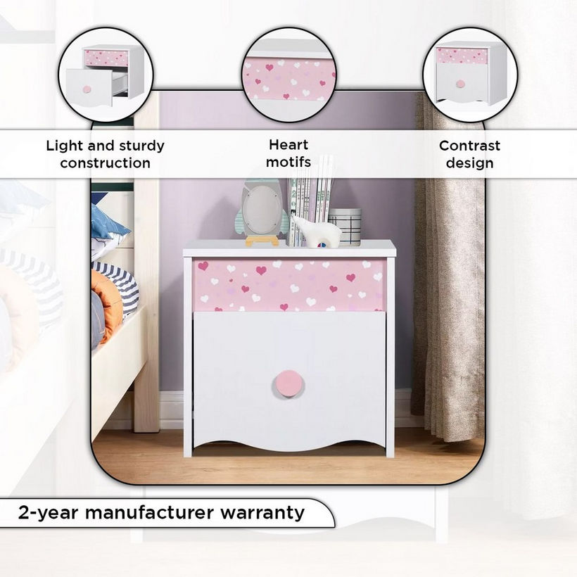 Elsa 1-Drawer Nightstand - Image 6