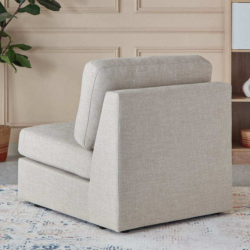 Imodular 1-Seater Fabric Armless Chair - Image 4