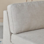 Imodular 1-Seater Fabric Armless Chair
