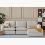 Imodular 1-Seater Fabric Armless Chair