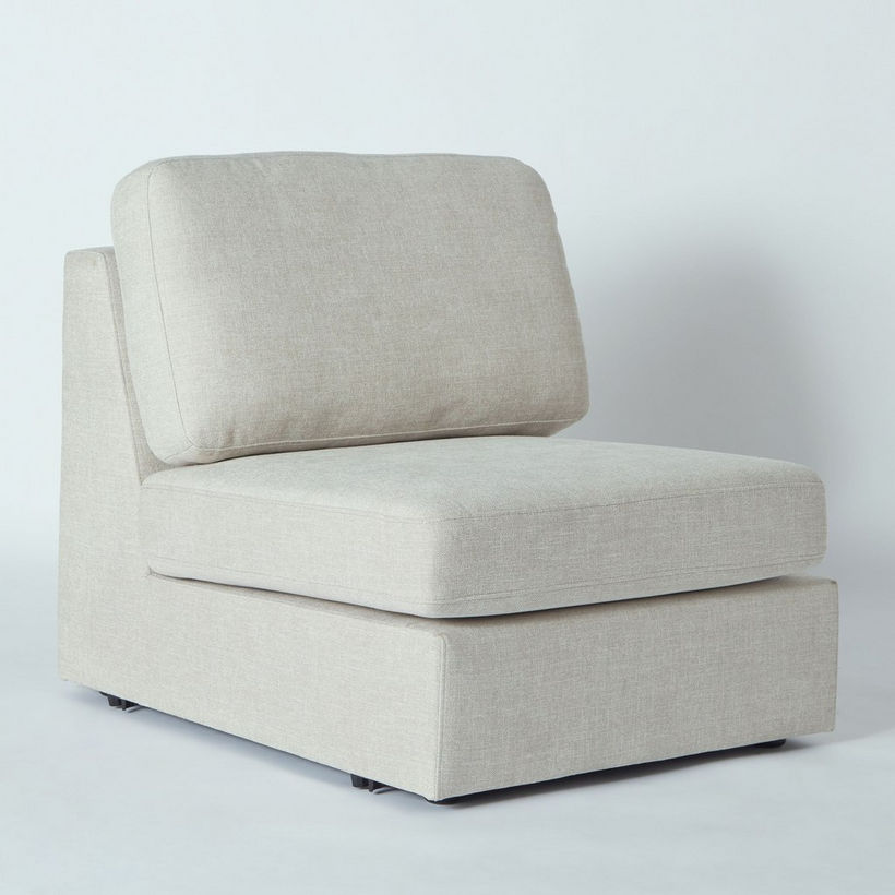 Imodular 1-Seater Fabric Armless Chair - Image 17