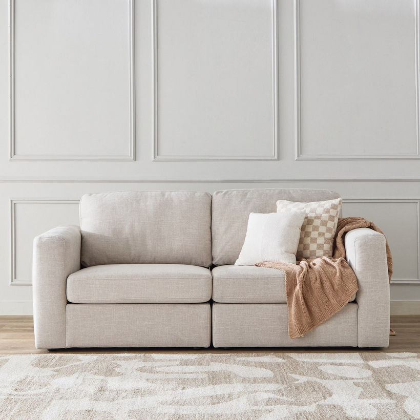 Imodular 1-Seater Fabric Armless Chair - Image 19