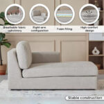Imodular Fabric Right Arm Chaise