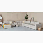 Imodular Fabric Right Arm Chaise
