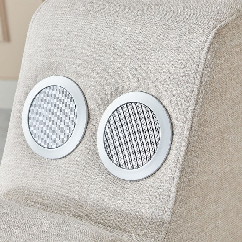 Imodular Fabric 2-Cup Holder Console with Storage Speaker and Charger - Image 10