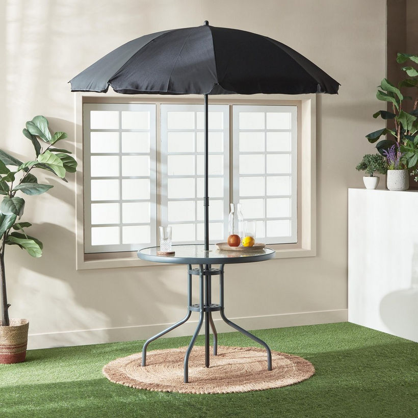 Movo Vera Torino Outdoor 4-Chair and Table Set with Umbrella - Image 3