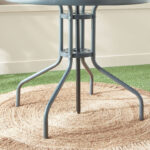 Movo Vera Torino Outdoor 4-Chair and Table Set with Umbrella
