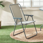 Movo Vera Torino Outdoor 4-Chair and Table Set with Umbrella