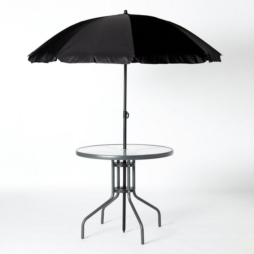 Movo Vera Torino Outdoor 4-Chair and Table Set with Umbrella - Image 19