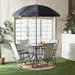 Movo Vera Torino Outdoor 4-Chair and Table Set with Umbrella - Image 21
