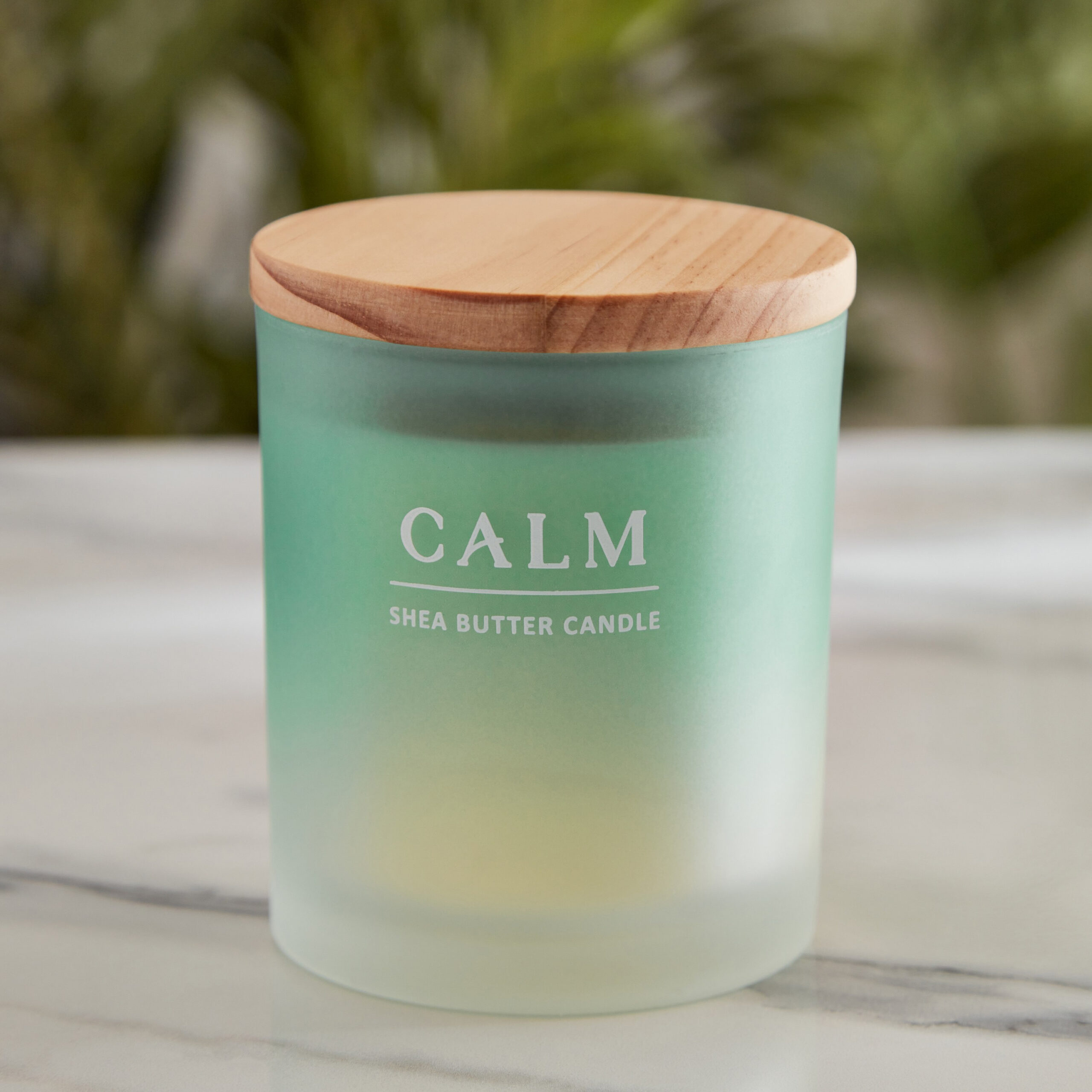 Nourish Calm Jar Candle with Wood Lid - 206 g