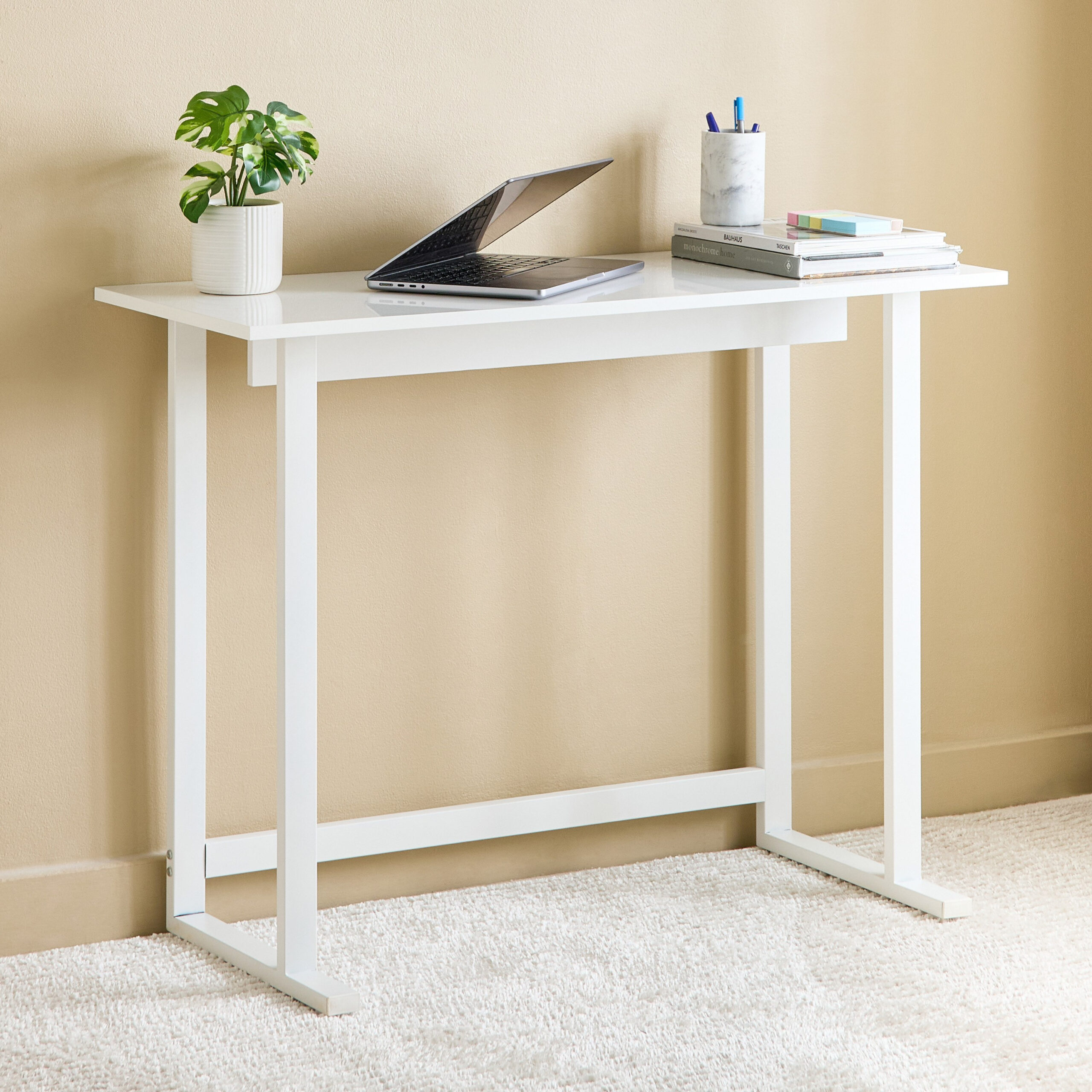 Norwich Narrow High Gloss Study Desk