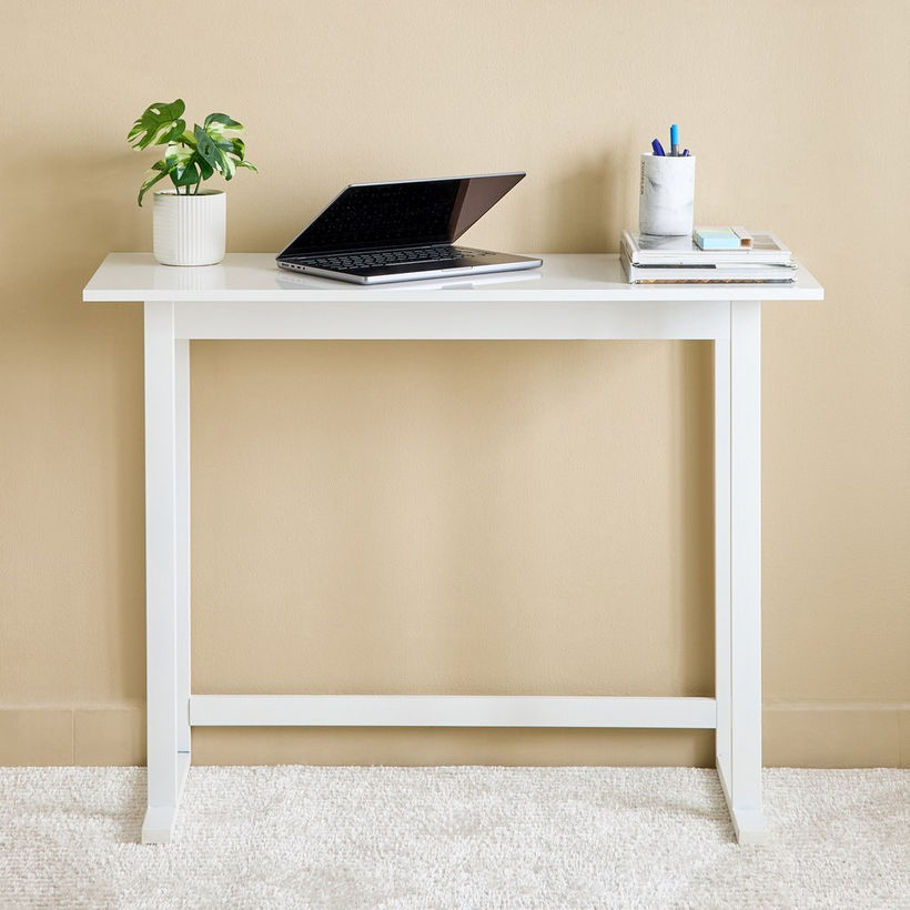 Norwich Narrow High Gloss Study Desk - Image 3