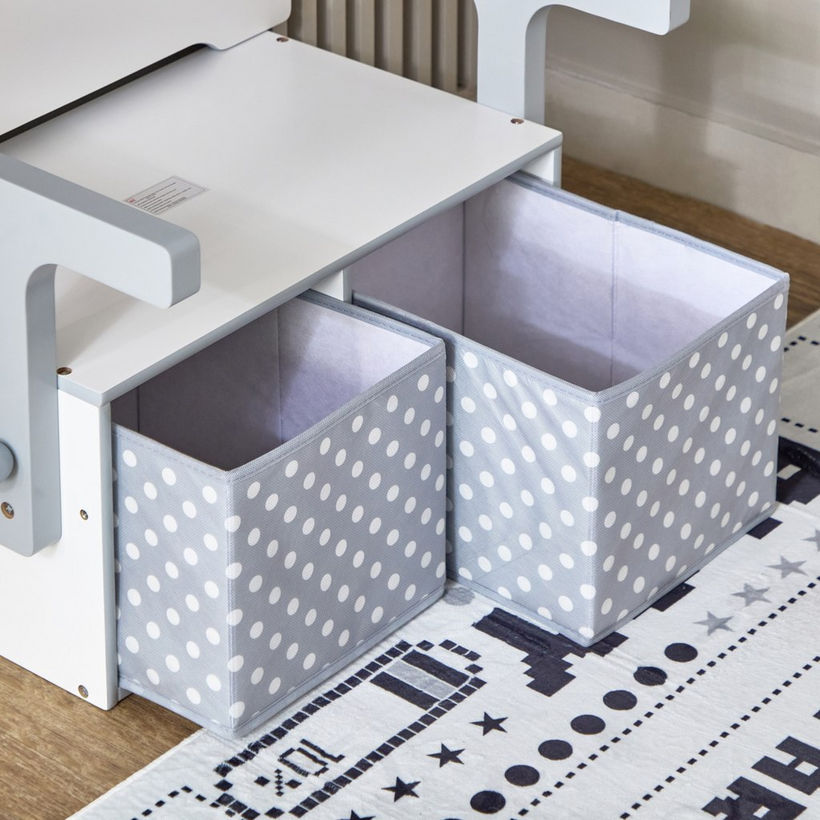 Vanilla Convertible Kids Toy Storage with Bench - Image 4