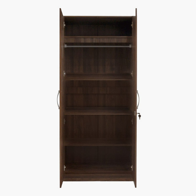 Kulltorp Plus 2-Door Wardrobe with Mirror and Lock - Image 5
