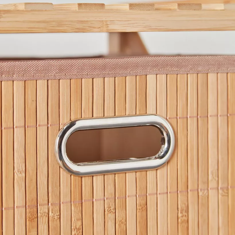 Natura Bamboo 3-Drawer Bathroom Cabinet - Image 5
