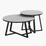 Odessa 2-Piece Sintered Stone Coffee Table Set
