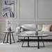 Barcelona 2-Piece Sintered Stone Coffee Table Set