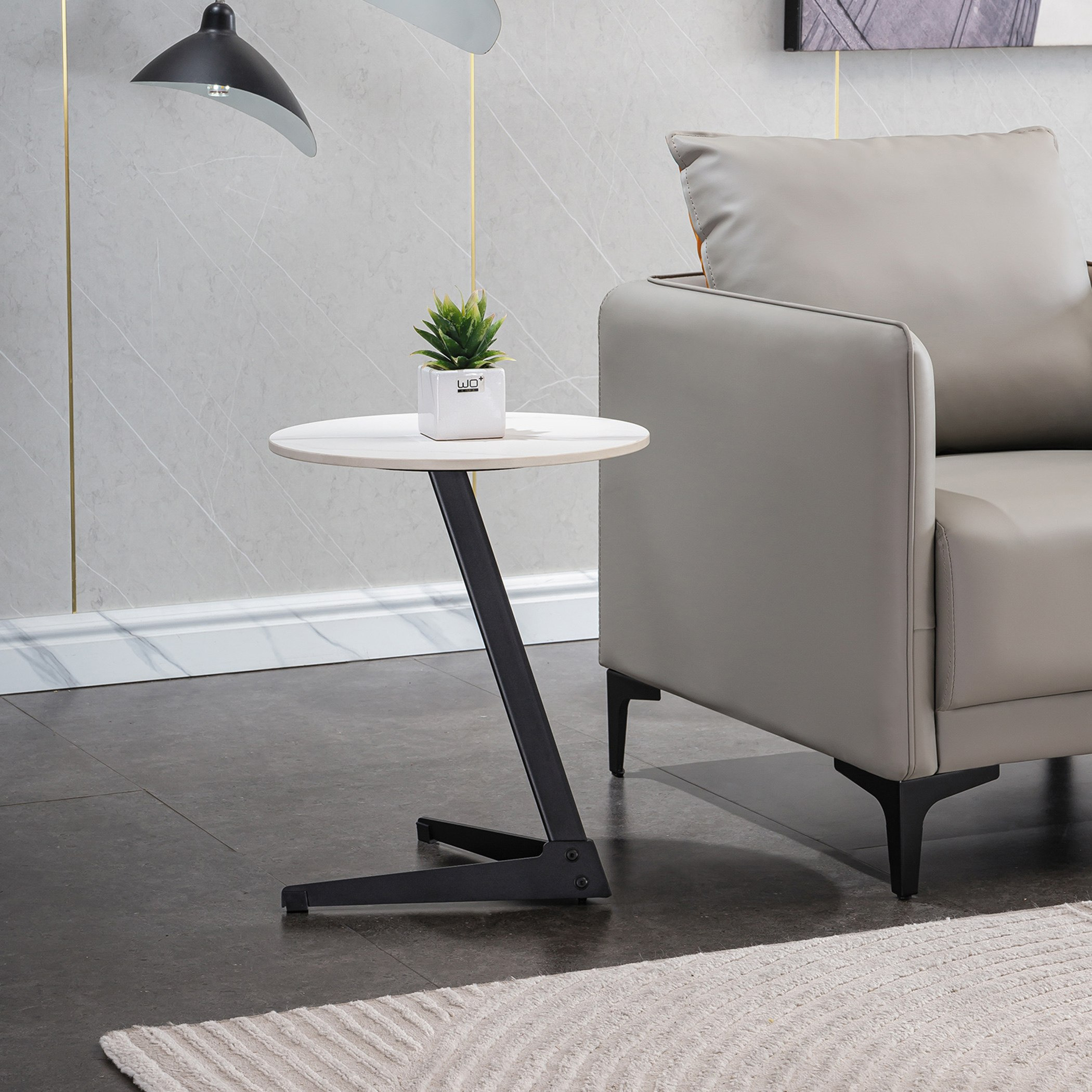 Baron Sintered Stone End Table