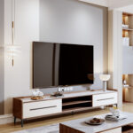Modway 2 Metre TV Unit with Sintered Stone Top for TVs up to 80 inches
