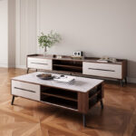 Modway 2 Metre TV Unit with Sintered Stone Top for TVs up to 80 inches
