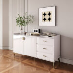 Pearl 2-Door 3-Drawer Sideboard with Sintered Stone Top