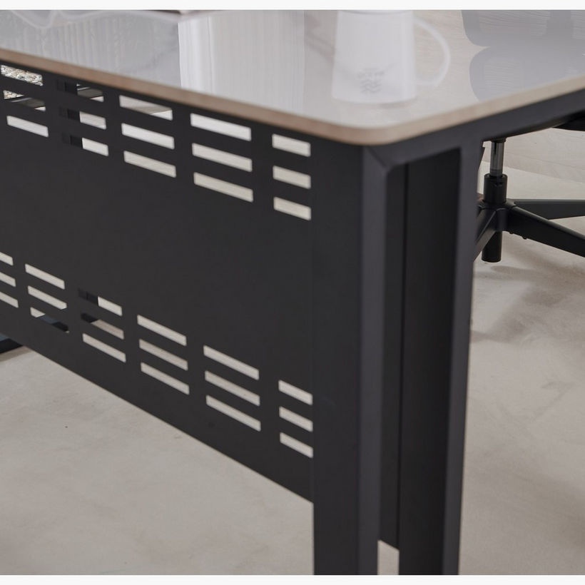 Marwell Sintered Stone Large Study Desk - Image 4