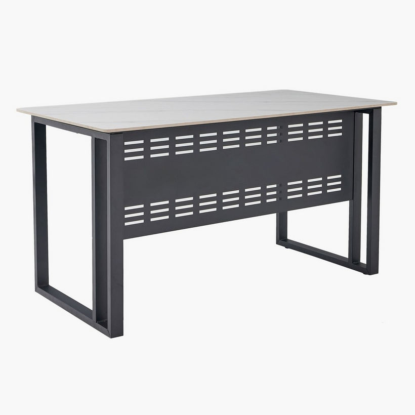 Marwell Sintered Stone Large Study Desk - Image 8